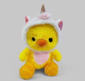 EG-8866-23 PATO GORRO UNICORNIO 22 CM